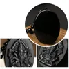 Pendant Necklaces Ganesha Black Obsidian Jade Carved Ganesh Pendants Jewelry Free Fine Lucky Necklace Elephant Crystal Q0P5Pendant