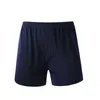 Onderbroek Zomer Sexy Mannen Ijs Zijde Boxer Mesh Dunne Slips Pouch Ondergoed Gladde Zachte Shorts Losse Zwembroek Solid Casual