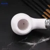 2023 Smoking Pipes Resin imitation seafoam pipe Removable and cleanable red pipe handle curved filter pipe tobacco