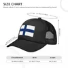 Ball Caps Kişiselleştirilmiş Finlandiya Beyzbol Cap Sports Kadın Erkekler Ayarlanabilir Kamyon Şapkası Summer