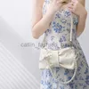Bolsas de ombro Bolsas Sweet Bow PU Souder Bag Fasion Cains Design Underarm Gilrs Pursecatlin_fashion_bags