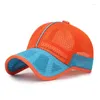 Ball Caps Summer Children's Full Mesh Baseball Cap For Primary School Students Fashionable Outdoor Sports Breathable Sunshade Hat