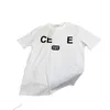 T-shirt da uomo firmate Nero Bianco a righe scozzesi marca lettere classiche 100% cotone traspirante resistente alle rughe uomo e donna stesso stile moda casual street