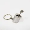 Key Rings L Turbo Keychain Piston Connecting Rod Alloy Short Quick Shifter Chain Ring Charming Rainbow Metal Pendant Keyring Keyfob Ne Amuwd