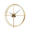 Wall Clocks 60cm Nordic Modern Design Mute Clock Restaurant Home Fashion Decorative Quartz Big Hanging Wathc On The Klok