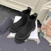 Moda jesienna i zimowa nowi projektanci importuj wysokiej klasy krowi zwrócone aksamitne buty Martin