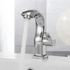 Torneiras de pia do banheiro 1pcs balcão cachoeira Tap Basin Leaver Taps Taps de torneira mono cromada do cromo Antifingerprint 230406