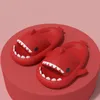 Men Women Shark Slippers Summer Home Anti-skid Solid Color EVA Couple Outdoor Indoor Pink Household Funny Slipper sandals platform slides