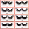 Makeup Tools 5D 8D Mink Lashes Bulk Wholesale 22-25MM Mink Eyelashes Box Package Makeup Messy Fluffy False Eyelashes Box Package Supplies 230406