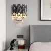 Wandleuchten Moderne Leuchten für Wohnzimmer Nachttisch Kristalllampe Rauchgrau Wand Schlafzimmer Badezimmer Korridor