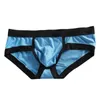 Underpants Men Briefs BuLifting Big Pouch Low Rise Elastic Close Fit Underwear Sexy Contrast Color Sweat Absorption Panties