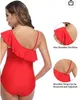 Moderskap Swimwears Maternity SwimeWear Swimsuit Beachwear Solid Summer Swimwear Women 230404