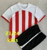 2023 2024 SUNDERLAND Home away Soccer Jerseys STEWART SIMMS ROBERTS AMAD CLARKE DAJAKU EMBLETON EVANS O'NIEN Football Shirt PRITCHARD Mens Kids Kit top