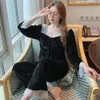Pama imposta le donne popolari sexy eleganti nuovo arrivo accogliente moda vendita calda stile coreano primavera sottile abbigliamento per la casa Ins semplice giovane