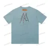 Xinxinbuy Men Designer Tee T Shirt 23ss Paris複数のツール刺繍綿女性ブラックレッドブルーグレーXS-XL