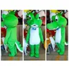 Costume de mascotte de dinosaure de dessin animé professionnel, ensemble de marche pour adultes, Dragon, jeu de rôle pour fête d'halloween