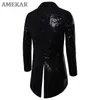 Herenpakken blazers glanzende gouden pailletten glitter verfraaide blazer jas mannen nachtclub prom pak pak kostuum homme zangers podium kleding