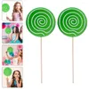 Party Decoration 2 Pcs Mint Candy Simulation Lollipop DIY Crafts Decorative Model Prop Dessert Po Purple Child