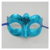 Máscaras de fiesta Chapado en oro Máscara linda para niños Mascarada veneciana Ojo Carnaval Traje de baile Cosplay Mardi Gras Mezcla Color Gota Entrega Hom Dhlb5