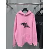 Designer Hoodies Hommes Hoody Balencigaas Mens Pull Sweathirt xxxl Trendy Paris 23SS AUTUMNE NOUVEAU BB GRAFFITI FLOC