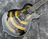 LvyBest Custom Oregelbundet kropp Viking Totem Design Electric Guitar