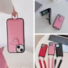 Designer Card Slot Crossbody Telefoonhoesjes voor iPhone 15 14 13 12 11 Pro Max Hi Quality Portemonnee 18 17 16 15pro 14pro 13pro 12pro 11pro X XS 7 8 Case Plus met Logo Box Verpakking