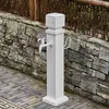 Kitchen Faucets White Outdoor Courtyard Column Faucet Garden Watering Spray Gun Water Outlet Villa