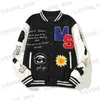 Men's Jackets King James Baseball Women's Fashion Letter Embroidered Wool Panel Pilot T230406