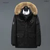 Canadian designer goose down jacket popular in autumn and winter for men women outdoor windproof snow wolf collar long RRCT