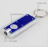 LED Light Keychain Lights Portable ABS Mini Flashlight Torch Keychains Multicolor Advertising Promotion Gift For Camping Outdoor Equipment