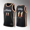 Camisetas de baloncesto Dejounte Murray Trae Young Men 2023-24 Camiseta auténtica de la ciudad