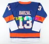 Mathew Barzal Bo Horvat CCM Maglia da hockey ritorno al passato Ilya Sorokin Noah Dobson Brock Nelson Mike Bossy Jean-Gabriel Pageau Oliver Wahlstrom Blu Bianco Taglia S-3XL