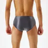 Onderbroek mannen olie glanzende ondergoed briefs lage stijging hoge elasticiteit slipjes vaste uitpuilende zakje onderkijk glanzende gladde comfortabele comfortabel knickers