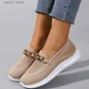 Elbise ayakkabı kadın daireler rahat gündelik ayakkabılar şık ışık dayanıklı nefes alabilen somunlar slip-on lüks trend klasik bahar kadın spor ayakkabılar t231106