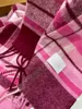 Inverno moda xale cachecol designer feminino cachecol cashmere material tb quente de alta qualidade clássico xadrez design carta logotipo tory-burches homens longos cachecóis