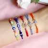 Charm Armband Evil Eye Pack för Women Girls Boys - Justerbar mexikansk med Blue Red Black String Knot Handgjorda pärlor Drop Leverans AMDQZ