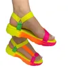 Sandals Beach Shoes Woman Sandals Summer Woman Donna non slittata Multi Color Shoes Fashion Solid Apri Sandali Apri Daily comodo 230404