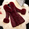 Femmes fourrure Faux femmes manteau automne hiver moelleux chaud Teddy vestes mode grande taille revers manteaux en peluche pardessus dames vêtements d'extérieur