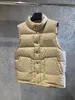 Gilet matelassé en duvet pour femme, manteau d'hiver léger, manteau chaud sans manches, veste rembourrée, haut à col montant