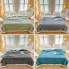 Dekens Inbakeren Zacht Fluweel Stijl Winter Warme Deken Voor Bed Kunstmatige Lam Kasjmier Gewogen Dekens Comfortabele Warmte Quilt Trooster