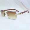 Modische Luxus-Sonnenbrille für den Außenbereich Trend Herren Random Woods Fashion Summer Shades Color Craved Wood Für Damen Gafas De SolKajia