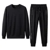 Men's Tracksuits Brand Tracksuit Cotton Duas peças Conjunto 2023 Casual Mens Sportswear Spring Autumn calça do capuz