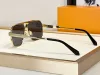 Moda popular designer 1898 mens óculos de sol clássico retro metal forma quadrada óculos verão simples estilo de negócios anti-ultravioleta vem com estojo