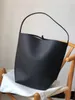 Designer The Row Womens Shoulder Bags Bucket Tote Bag Totes äkta läderhandväska stor kapacitet Kvinnlig pendlarväska