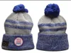 Män stickad manschetterad pom New York Beanies NY NYG Bobble Hats Sport Knit Hat randig Sideline Wool Warm Baseball Beanies Cap för kvinnor A20