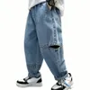 Jeans jeans menino retchwork infantil jeans para meninos primavera outono jeans jeans casual roupas crianças 6 8 10 12 14 230413