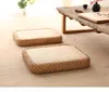 الوسادة الطبيعية اليدوية Squarethickened Futon Home Living Room for Pad Pad Decorative Cattail Tatami Classical Chair