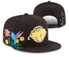 2023 Koszykówka Snapback Hats Team Blue Red Black Purple Color Flowers Bird Cap Teams Snapback Regulowane mix Zamówienie wszystkich czapek