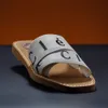 Tasarımcı Sandalet Terlik Kadınlar için Düz Slaytlar Hafif Tan Bej Beyaz Siyah Pembe Dantelli Yazı Kumaş Ton Ters Terlik Kadın Yaz Açık Ayakkabıları