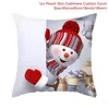 Decorações de Natal Merry Cushion Capa para ornamentos em casa, Navidad Gifts Happy Year 2023Cristmas